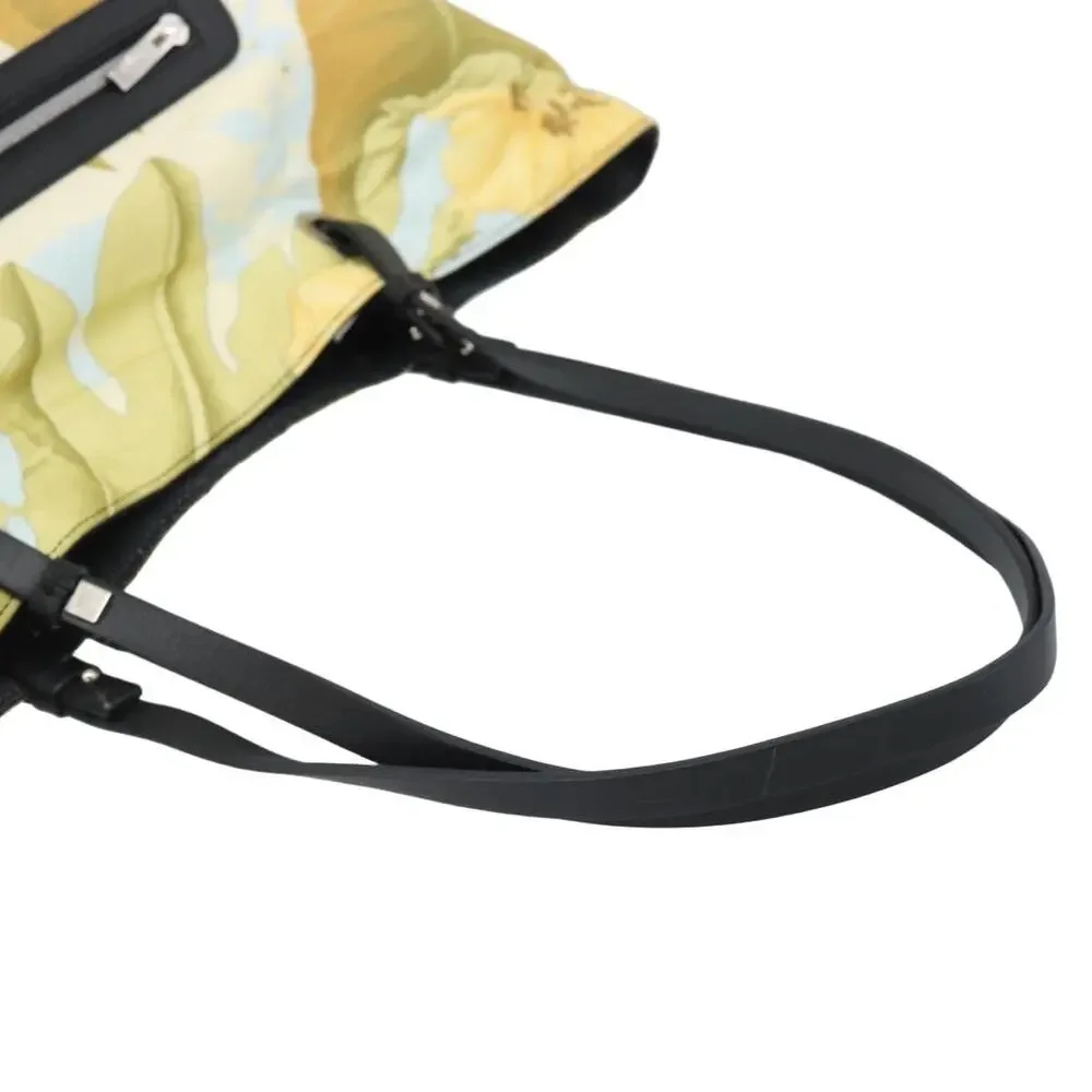 Salvatore Ferragamo Nylon Tote Bag Yellow